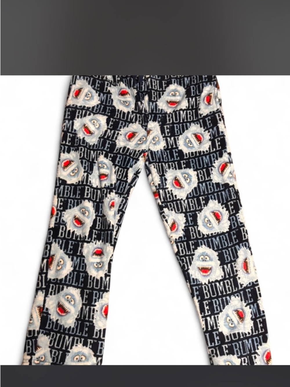 Snow, monster plushy, pajama pants oversized extra large